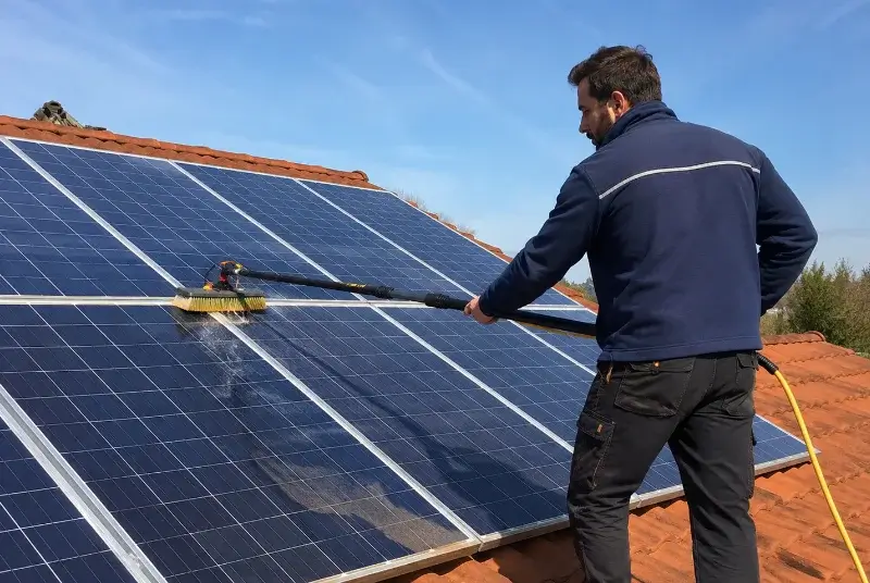 Nettoyage et entretien de panneaux solaires à Lacaze